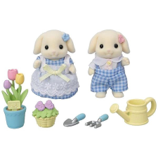 Sylvanian Families Virágkészlet és Flora nyuszi testvérek játékfigura