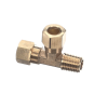SYNESSO FTG, BRS, T, 3/8 X 3/8 MCOM X 1/4 MNPT