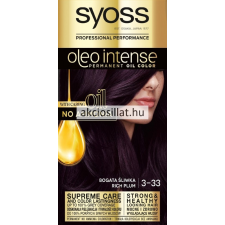  Syoss OLEO hajfesték 3-33 Élénk szilva hajfesték, színező
