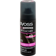 Syoss Root Retoucher lenövést elfedő hajszínező spray Fekete 120ml hajfesték, színező