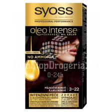 Syoss Syoss Color Oleo intenzív olaj hajfesték 3-22 éjjeli bordó hajfesték, színező