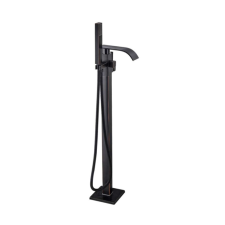 Szabadon álló kádcsaptelep, Blackswan, M17 típus, antikolt fekete modell, 100 cm-es csaptelep