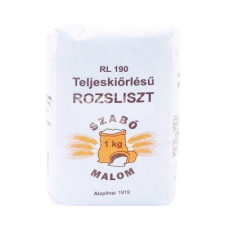 Szabó Malom teljes kiőrlésű rozsliszt rl-190 1000 g reform élelmiszer