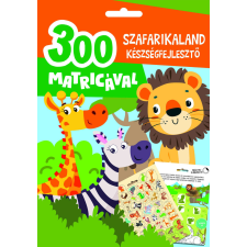 Szafarikaland készségfejlesztő - 300 matricával gyermek- és ifjúsági könyv