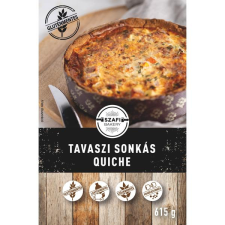 Szafi Bakery Tavaszi sonkás Quiche 615 g (gyorsfagyasztott) (gluténmentes) reform élelmiszer