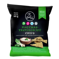 Szafi Free gluténmentes hagymás-tejfölös ízű chips 50 g előétel és snack