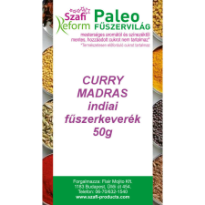 SZAFI Reform Paleo, gluténmentes curry madras fűszerkeverék 50 g alapvető élelmiszer