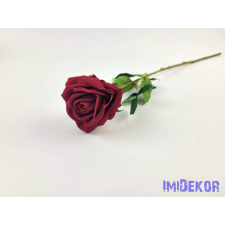  Szálas bársony rózsa 48 cm - Piros dekoráció