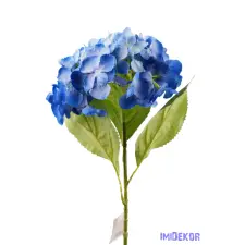  Szálas hortenzia 67 cm - Kék dekorációs kellék