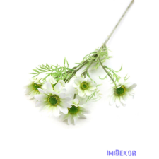  Szálas pillangóvirág ág 59cm - Fehér dekorációs kellék
