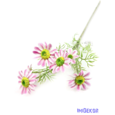  Szálas pillangóvirág ág 59cm - Rózsaszín dekorációs kellék