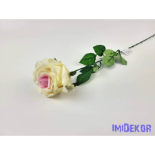  Szálas rózsa 61 cm - Krém-Rózsaszín dekoráció