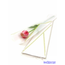  Szálas virág tasak - V mintával fehér dekorációs kellék