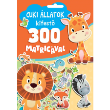 Szalay könyvek Cuki állatok kifestő - 300 Matricával kreatív és készségfejlesztő