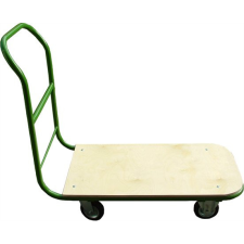 . Szállítókocsi, kézi, 200 kg teherbírás, zöld-barna szállítás, mozgatás