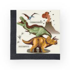  Szalvéta,dino, 33×33cm, 16db papírárú, csomagoló és tárolóeszköz