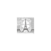 Szalvéta, Eiffel tower