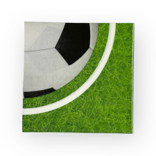  Szalvéta, focilabda, 33×33cm, 16db papírárú, csomagoló és tárolóeszköz