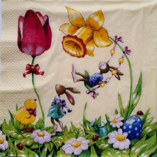  Szalvéta – hintázó nyuszi papírárú, csomagoló és tárolóeszköz