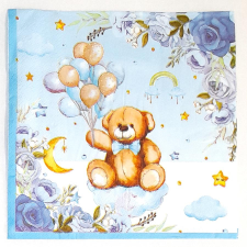  Szalvéta - maci lufikkal papírárú, csomagoló és tárolóeszköz