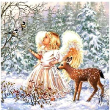  Szalvéta – Winter angel papírárú, csomagoló és tárolóeszköz