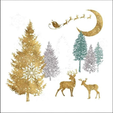  Szalvéta – Winter forest papírárú, csomagoló és tárolóeszköz