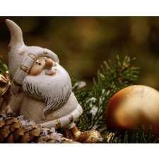 Számfestő Advent, Karácsony - vászonkép grafika, keretezett kép
