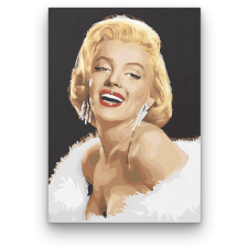 Számfestő Gyönyörű Marilyn Monroe - számfestő készlet kreatív és készségfejlesztő