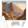 Számfestő.hu A Királyok Völgye Napkeltekor - számfestő készlet – 40×50 cm (Keretre feszítve)