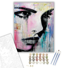 Számfestő.hu A szem tükrében - számfestő készlet – 40×50 cm (Keretre feszítve) kreatív és készségfejlesztő