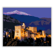 Számfestő.hu Alhambra Granada Délutáni Fényekben - számfestő készlet kreatív és készségfejlesztő