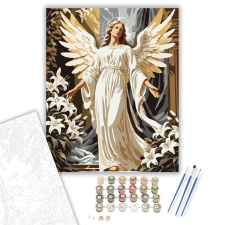 Számfestő.hu Angyal Megjelenése - számfestő készlet – 40×50 cm (Keretre feszítve) kreatív és készségfejlesztő