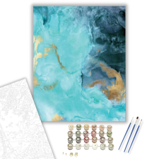 Számfestő.hu Arany a Tenger Alatt - számfestő készlet – 40×50 cm (Keretre feszítve) kreatív és készségfejlesztő