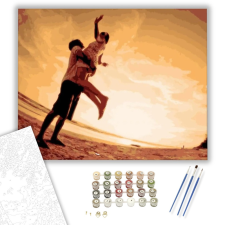 Számfestő.hu Boldogság - számfestő készlet – 40×50 cm (Keretre feszítve) kreatív és készségfejlesztő