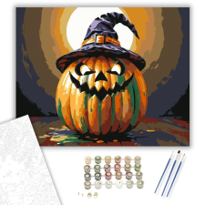 Számfestő.hu Boszorkánytök - számfestő készlet – 80×100 cm (Keret nélkül) kreatív és készségfejlesztő