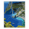 Számfestő.hu Capri Szigetének Madártávlatból - számfestő készlet