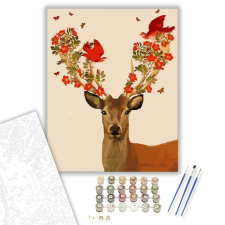 Számfestő.hu Csodálatos Szarvas - számfestő készlet – 40×50 cm (Keretre feszítve) kreatív és készségfejlesztő