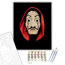 Számfestő.hu Dali maszk - számfestő készlet – 40×50 cm (Keretre feszítve) kreatív és készségfejlesztő