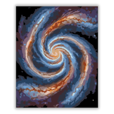 Számfestő.hu Dupla Magú Káoszspirál Galaxis - számfestő készlet kreatív és készségfejlesztő