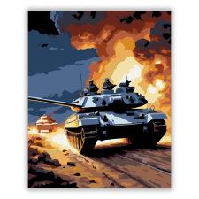 Számfestő.hu Éjszakai Tank Akció - számfestő készlet kreatív és készségfejlesztő