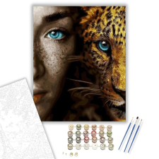 Számfestő.hu Félarcképek - számfestő készlet – 40×50 cm (Keretre feszítve) kreatív és készségfejlesztő