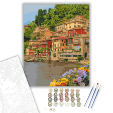 Számfestő.hu Festői város - számfestő készlet – 40×50 cm (Keretre feszítve) kreatív és készségfejlesztő