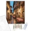 Számfestő.hu Firenzei Trattoria a Sikátorban - számfestő készlet – 40×50 cm (Keretre feszítve)
