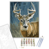 Számfestő.hu Gímszarvas - számfestő készlet – 40×50 cm (Keretre feszítve)