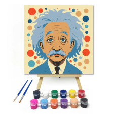 Számfestő.hu Gondolkodó tudós - gyerek számfestő készlet – 50×50 cm (Keret nélkül) kreatív és készségfejlesztő