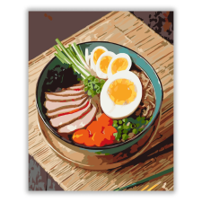 Számfestő.hu Gőzölgő Ramen Tál Színes Feltétekkel - számfestő készlet kreatív és készségfejlesztő