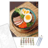 Számfestő.hu Gőzölgő Ramen Tál Színes Feltétekkel - számfestő készlet – 40×50 cm (Keretre feszítve)
