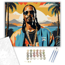 Számfestő.hu Graffiti Stílusú Portré - számfestő készlet – 60×70 cm (Keretre feszítve) kreatív és készségfejlesztő