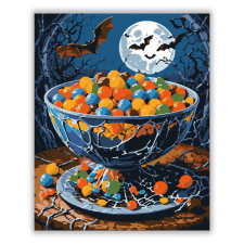 Számfestő.hu Halloween Cukorka Kavalkád - számfestő készlet kreatív és készségfejlesztő