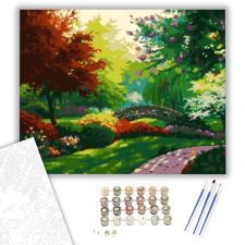 Számfestő.hu Híd az Erdőben - számfestő készlet – 40×50 cm (Keretre feszítve) kreatív és készségfejlesztő